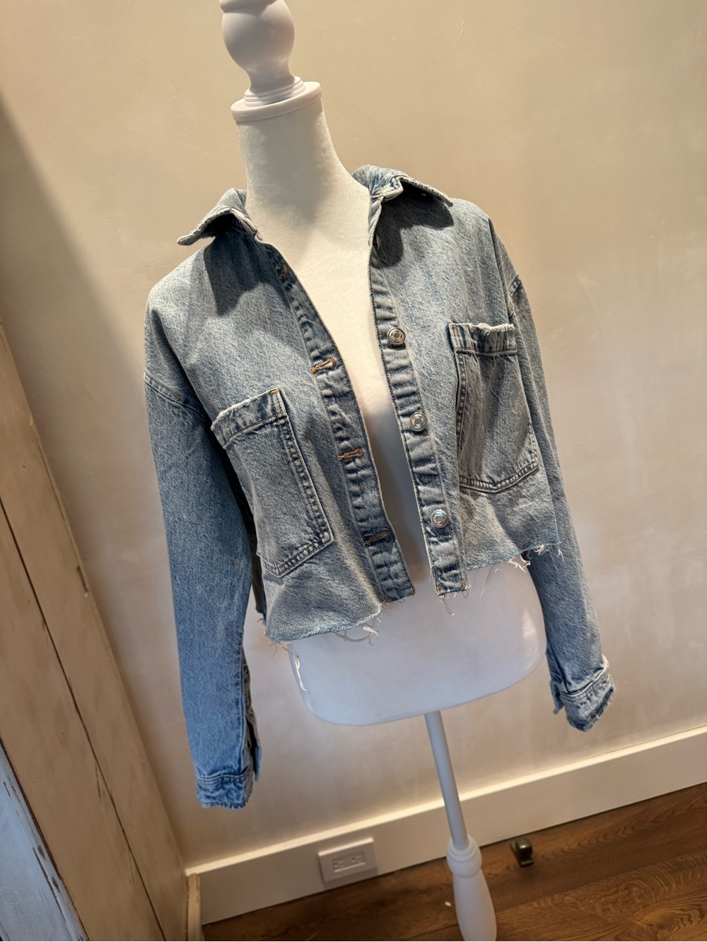 Zara Light Blue Denim Jacket